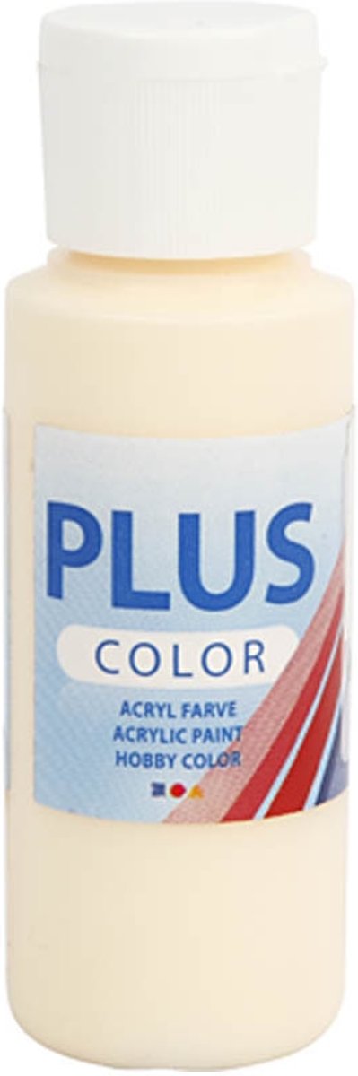 Plus Color acrylverf, pale yellow, 60ml [HOB-39631]